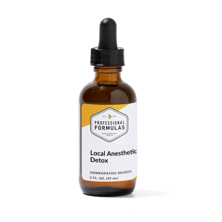 Local Anesthesia Detox 2 oz Homeopathic