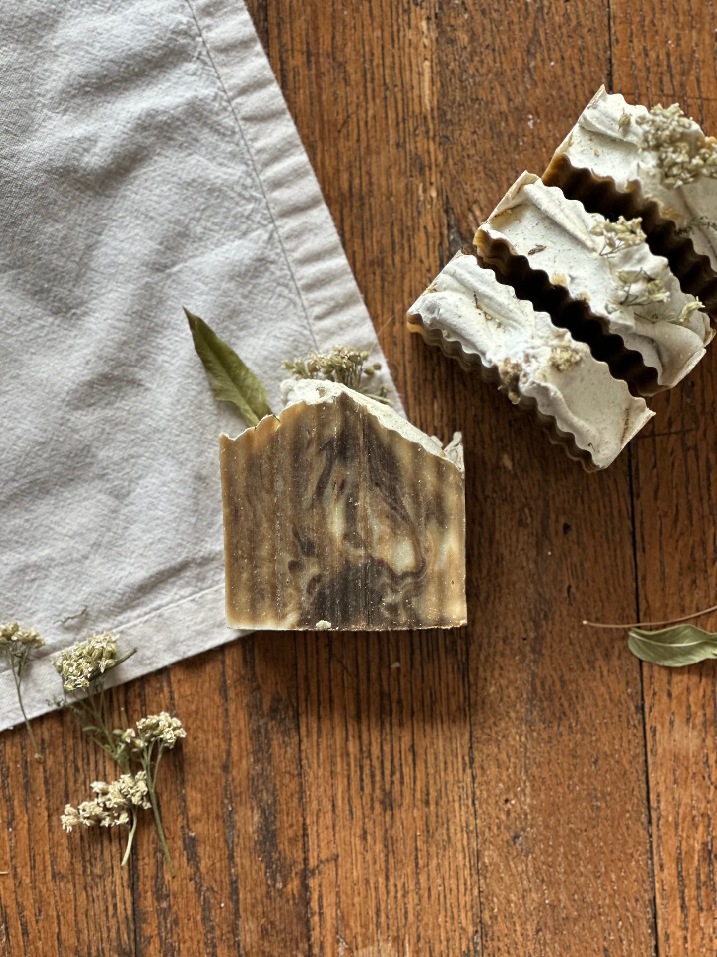 Matcha Mint Goat Milk Soap - Natural Handmade Bar | Synergy Herbal Works