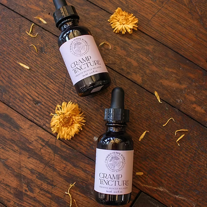 Cramp Tincture - Natural Menstrual Cramp Relief | Synergy Herbal Works