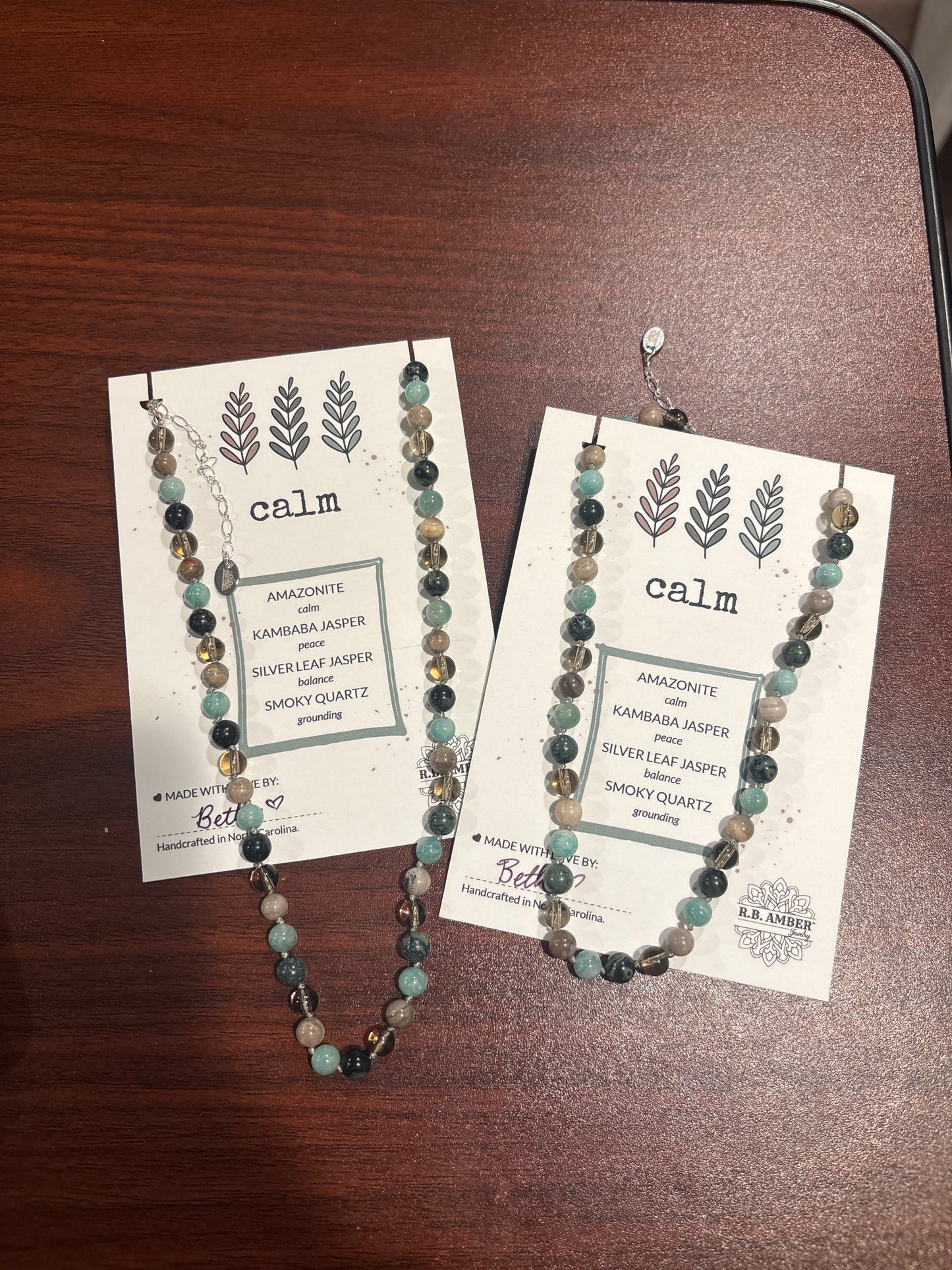 R.B. Amber Calm Necklace
