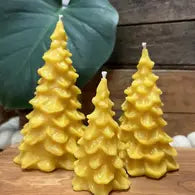 RB Christmas Tree Beeswax Candles