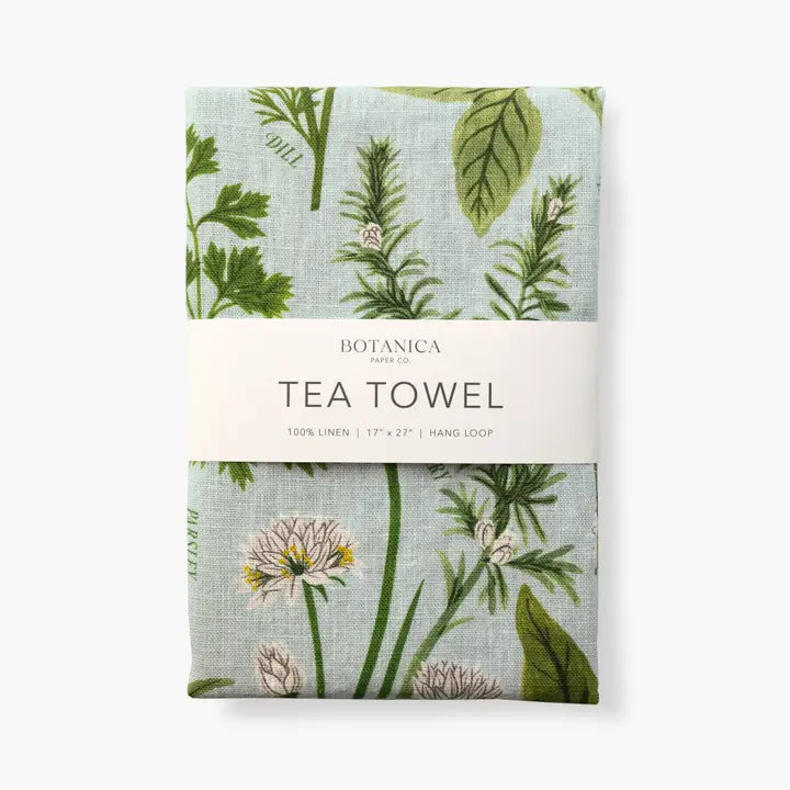 Botanica 100% Linen Tea Towel