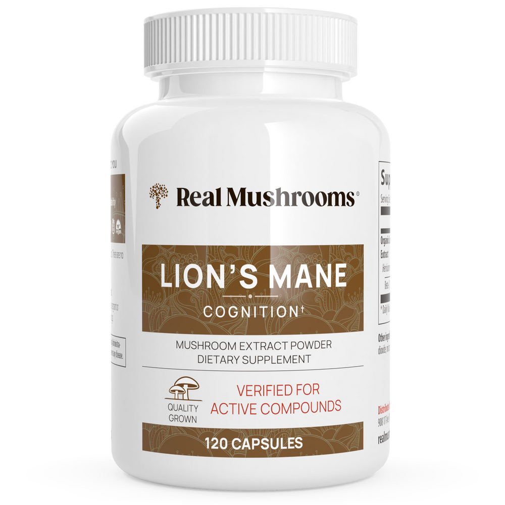 Real Mushrooms Organic Lion's Mane 120 caps