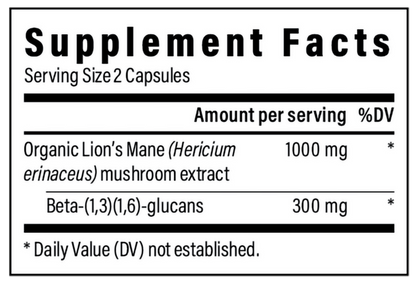 Real Mushrooms Organic Lion's Mane 120 caps
