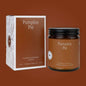 Fontana Pumpkin Pie Essential Oil Beeswax Jar Candle: Non-Toxic