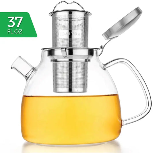 Lyra Glass Teapot Kettle 37oz