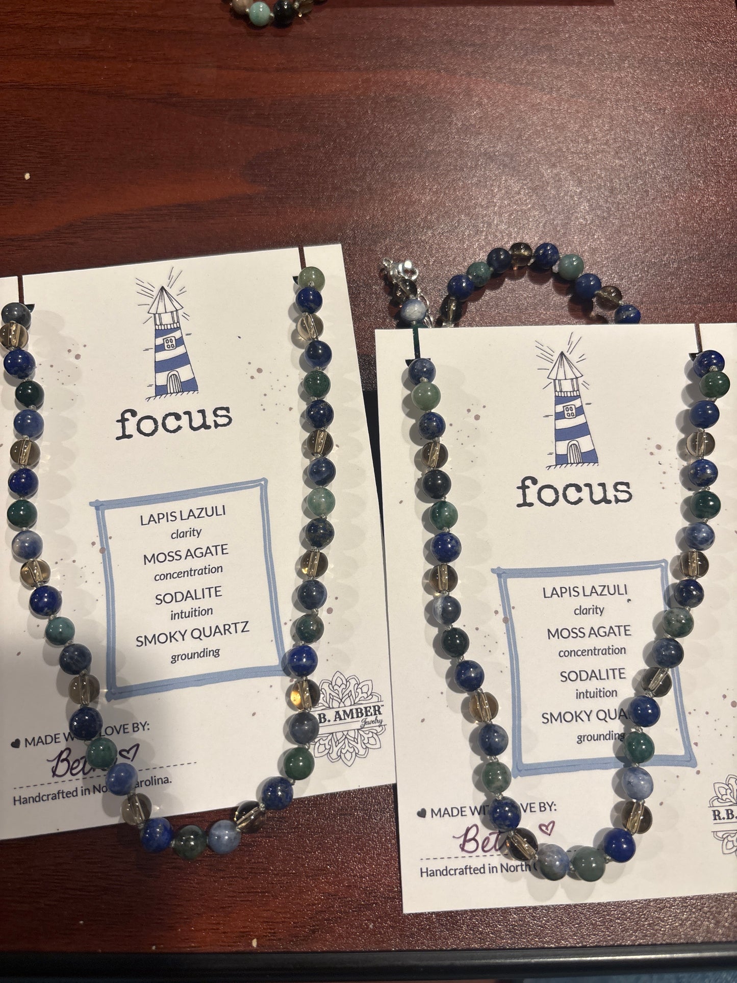 R.B Amber Focus Necklace