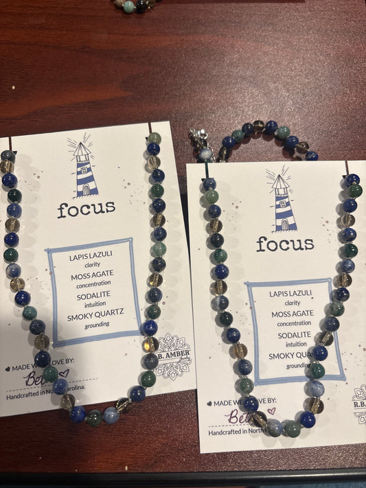R.B Amber Focus Necklace