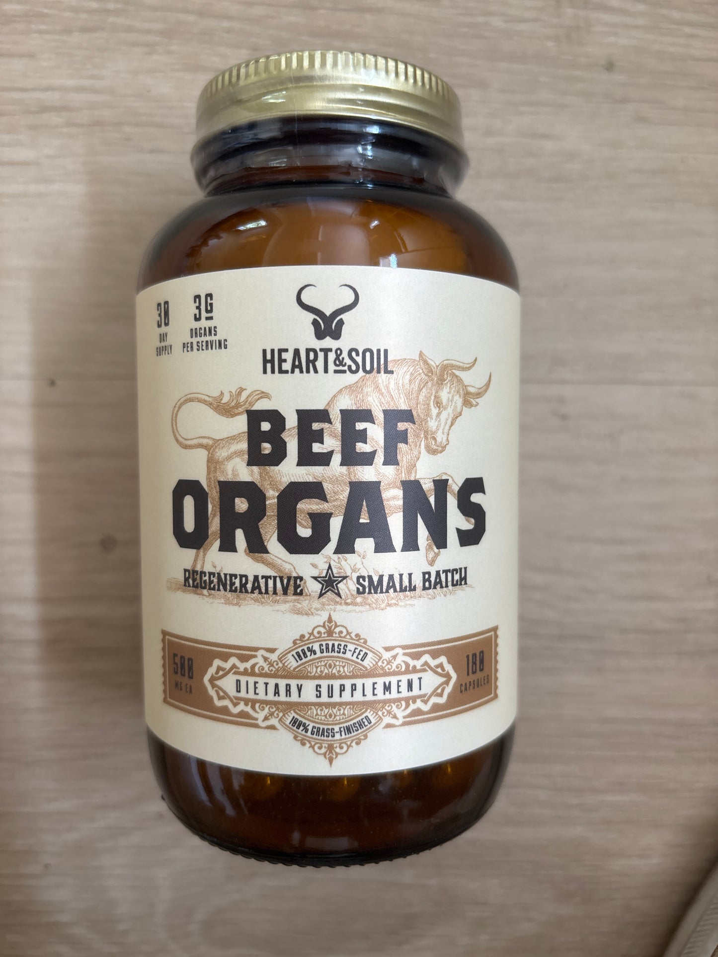Beef Organs 180cap
