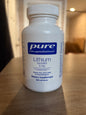 Lithium (orotate) 5mg Pure Encapsulations