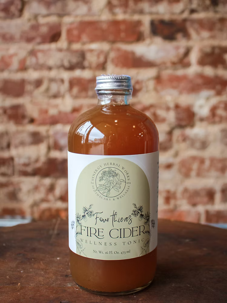 Four Thieves Fire Cider – Immune & Antimicrobial Tonic | Synergy Herbal Works