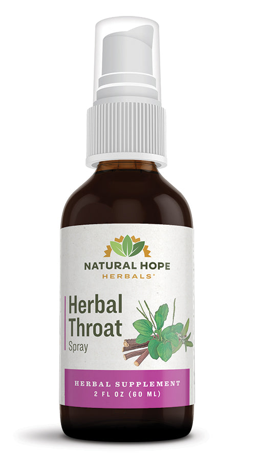 Herbal Throat Spray- Natural Hope Herbals 2oz