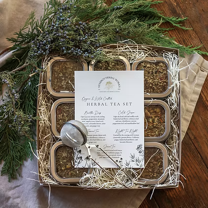 Tea Sampler Box - Organic Herbal Tea Collection | Synergy Herbal Works