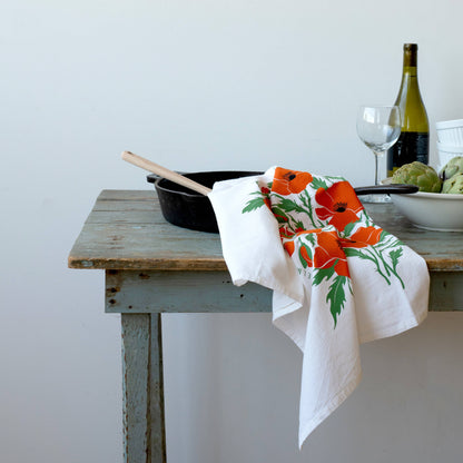 Hazel Made Poppy Tea Towel