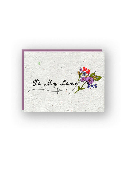 Greeting Card-Plantable Seed