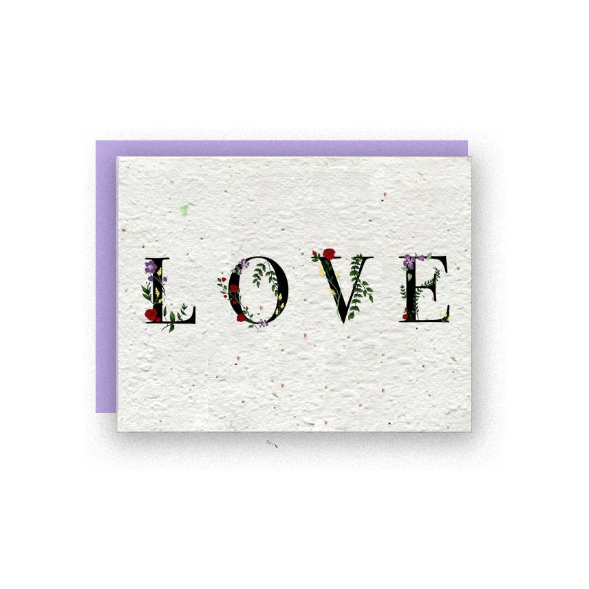 Greeting Card-Plantable Seed