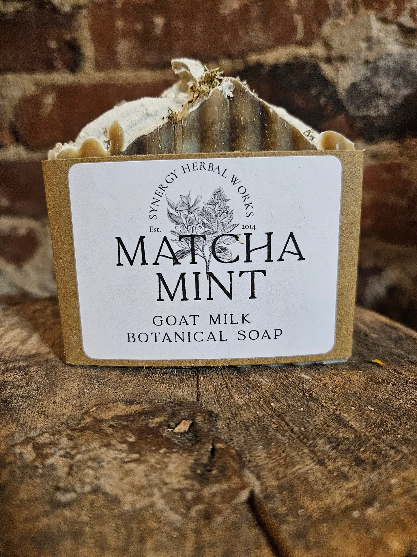 Matcha Mint Goat Milk Soap - Natural Handmade Bar | Synergy Herbal Works