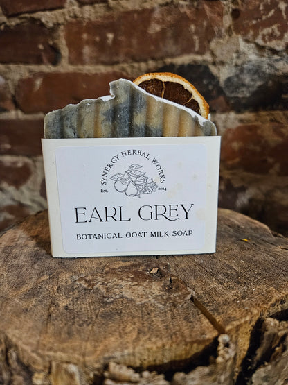 Earl Grey Goat Milk Soap - Natural Handmade Bar