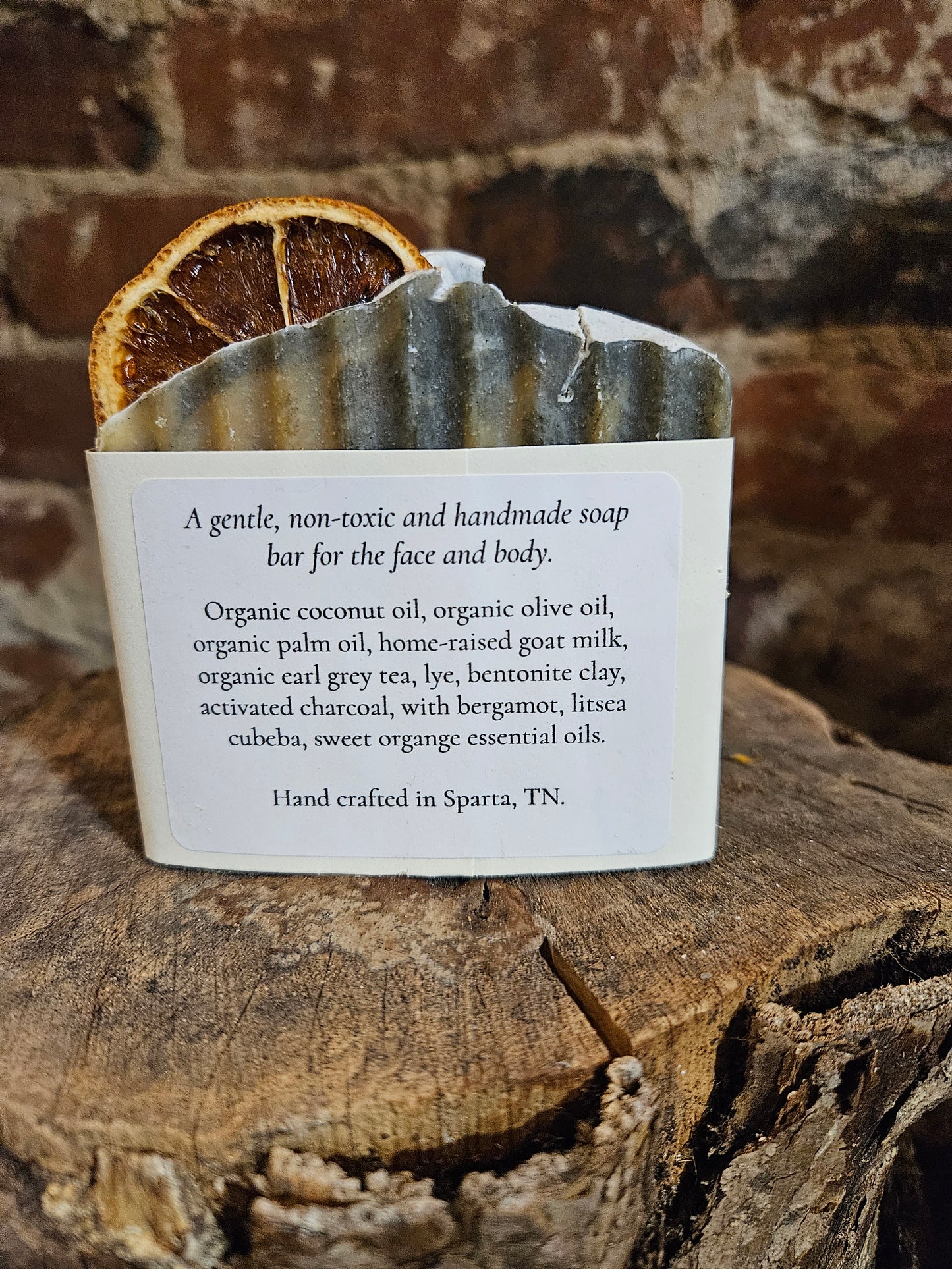 Earl Grey Goat Milk Soap - Natural Handmade Bar